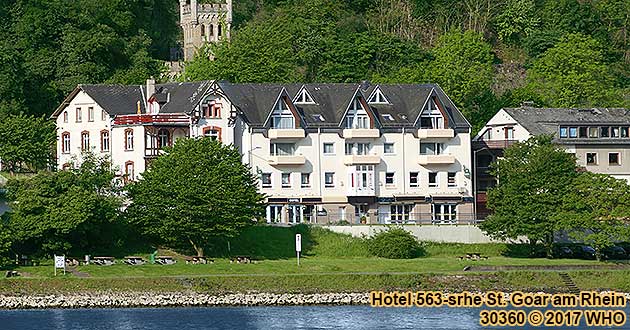 Urlaub in St. Goar am Rhein. Kurzurlaub gegenber der Burg Katz bei Goarshausen, im Tal der Loreley, dem UNESCO-Welterbe Mittelrhein.