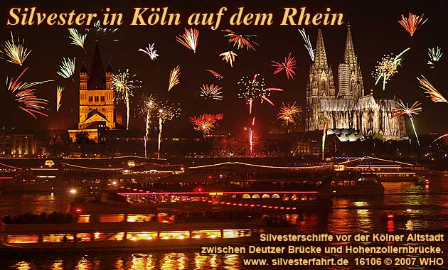 Silvester 2021 Auf Dem Rhein