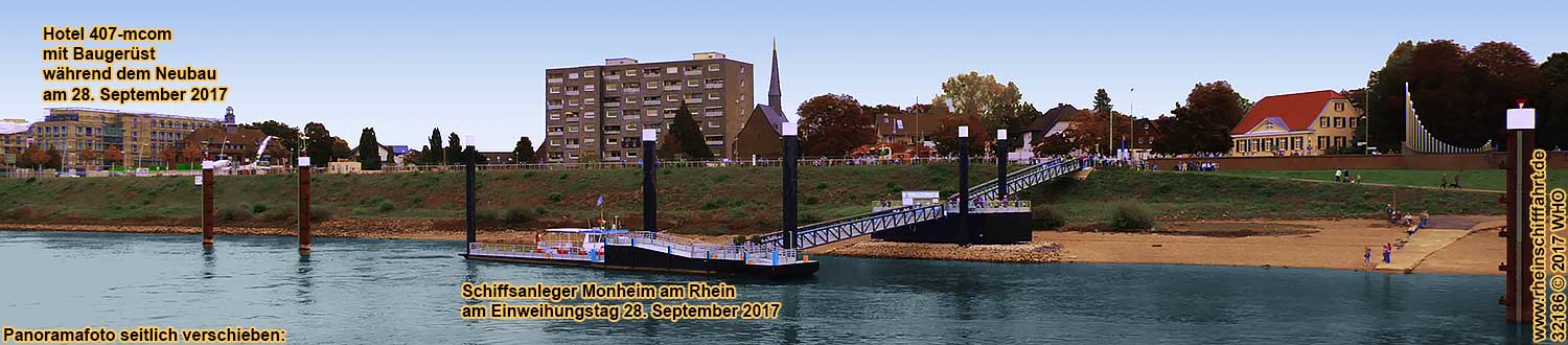 Urlaub in Monheim am Rhein, Kurzurlaub direkt an der Rheinpromenade zwischen Köln und Düsseldorf