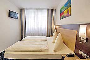 Doppelzimmer im 3-Sterne-Hotel Garni 506-kcal in Köln am Rhein