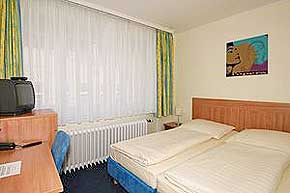 Doppelzimmer im 3-Sterne-Hotel Garni 506-kcal in Köln am Rhein