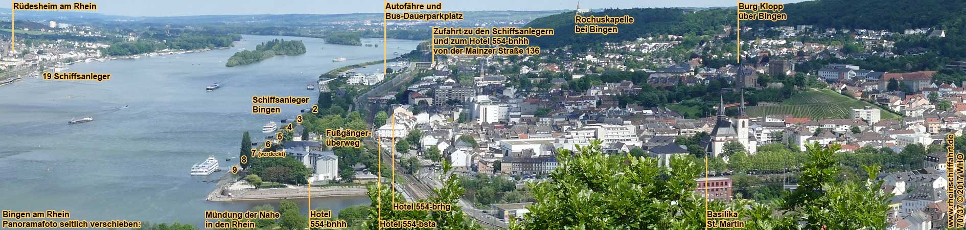 Urlaub ber Silvester in Bingen am Rhein, Silvesterkurzurlaub am Tor zum Mittelrhein zwischen Rdesheim, Mainz, Wiesbaden, Frankfurt am Main, Loreley und Koblenz