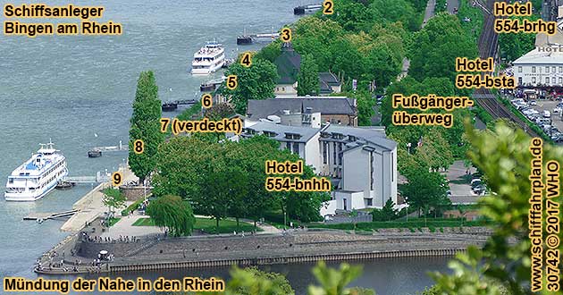 Urlaub über Silvester in Bingen am Rhein, Silvesterkurzurlaub am Tor zum Mittelrhein zwischen Rüdesheim, Mainz, Wiesbaden, Frankfurt am Main, Loreley und Koblenz