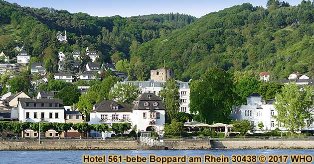 Urlaub in Boppard am Rhein, Kurzreise im Rheintal, inmitten vom UNESCO-Weltkulturerbe Mittelrhein