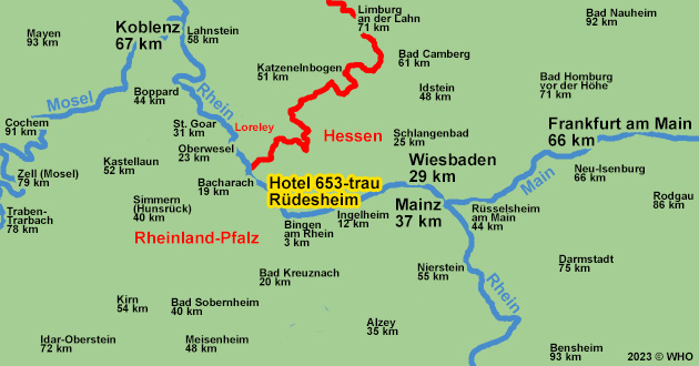 Urlaub in Rüdesheim am Rhein, Kurzurlaub im Rheingau am Tor zum Weltkulturerbe Oberes Mittelrheintal