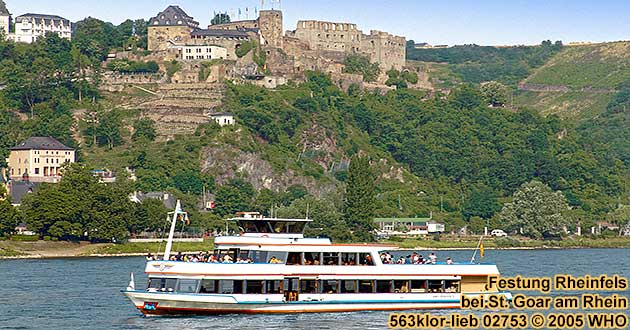 Burg Rheinfels bei St. Goar am Rhein, Festung