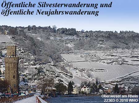 Silvesterwanderung und Glhweinwanderung am Mittelrhein